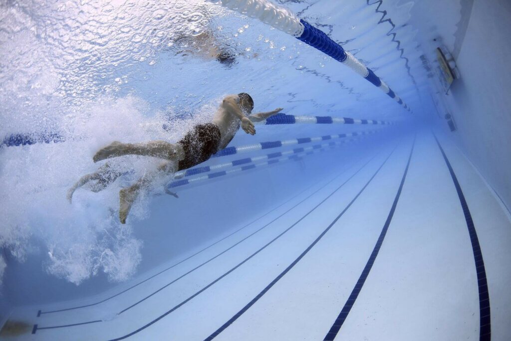 Ohne Talent der Beste im Schwimmen